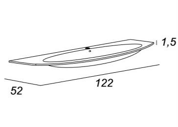 Мебель для ванной CEZARES EDEN 122 Frassino bianco - Вид №4