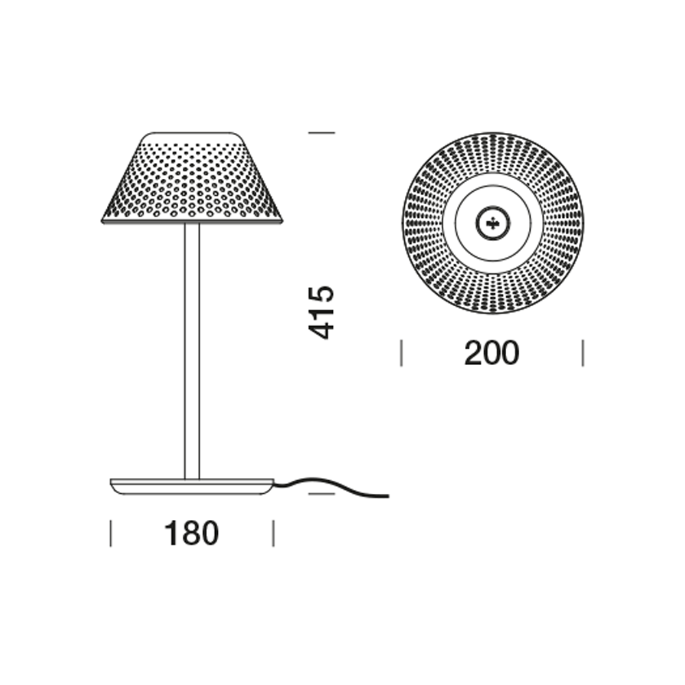 3251116.123 Настольная лампа Platek MESH Limited edition  MESH Limited edition - LED 3000K 87°  - Вид №10