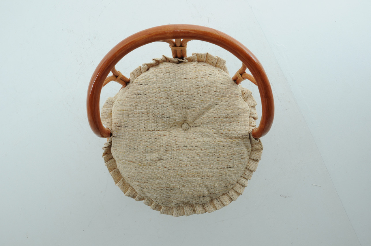 Табурет со спинкой 66х43 см коньяк Calamus Rotan VINOTTI  00-3885356 Коричневый  - Вид №2