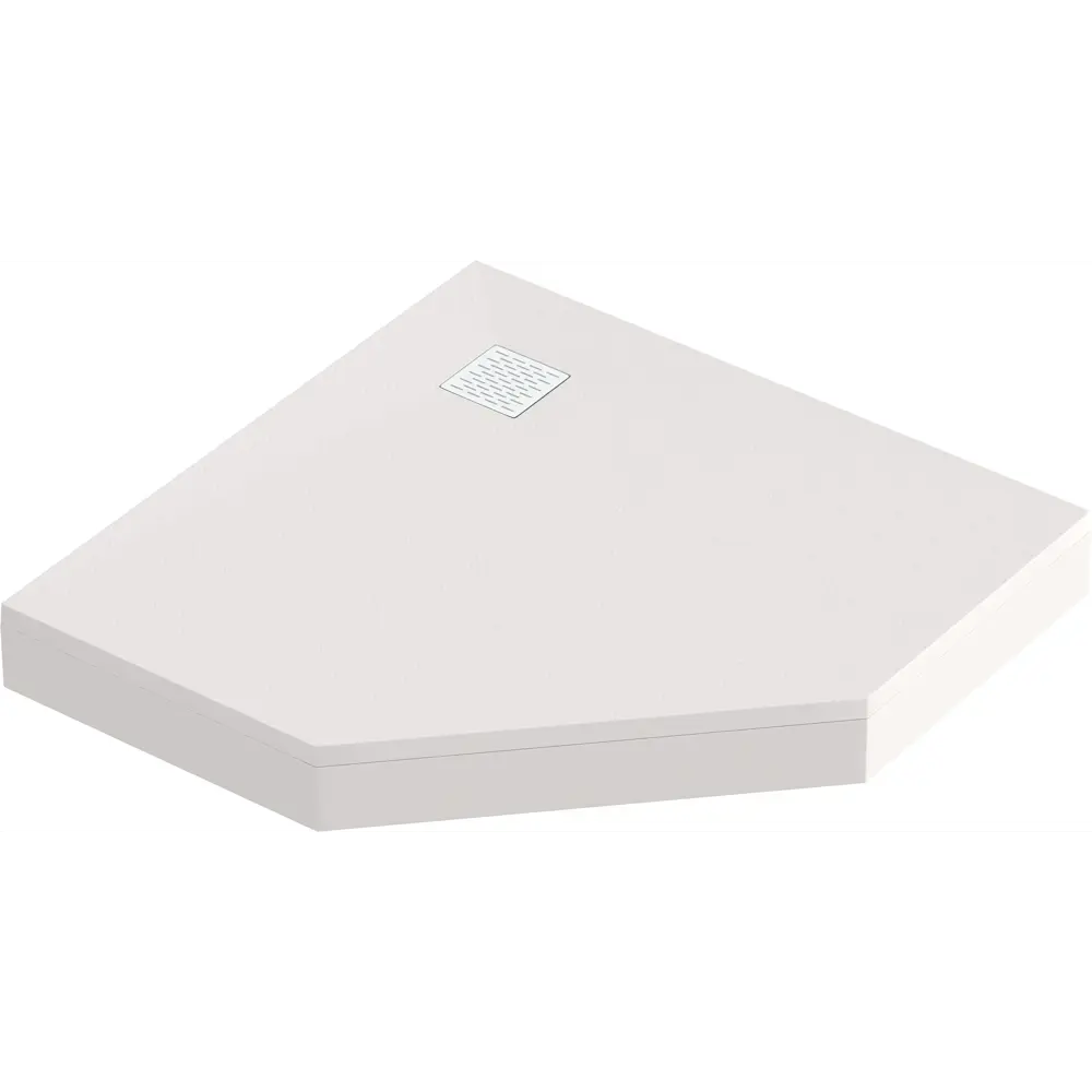 Santreyd Душевой поддон Marble из литьевого мрамора пятиугольный 100×100 см 89391648 STLM-1413121