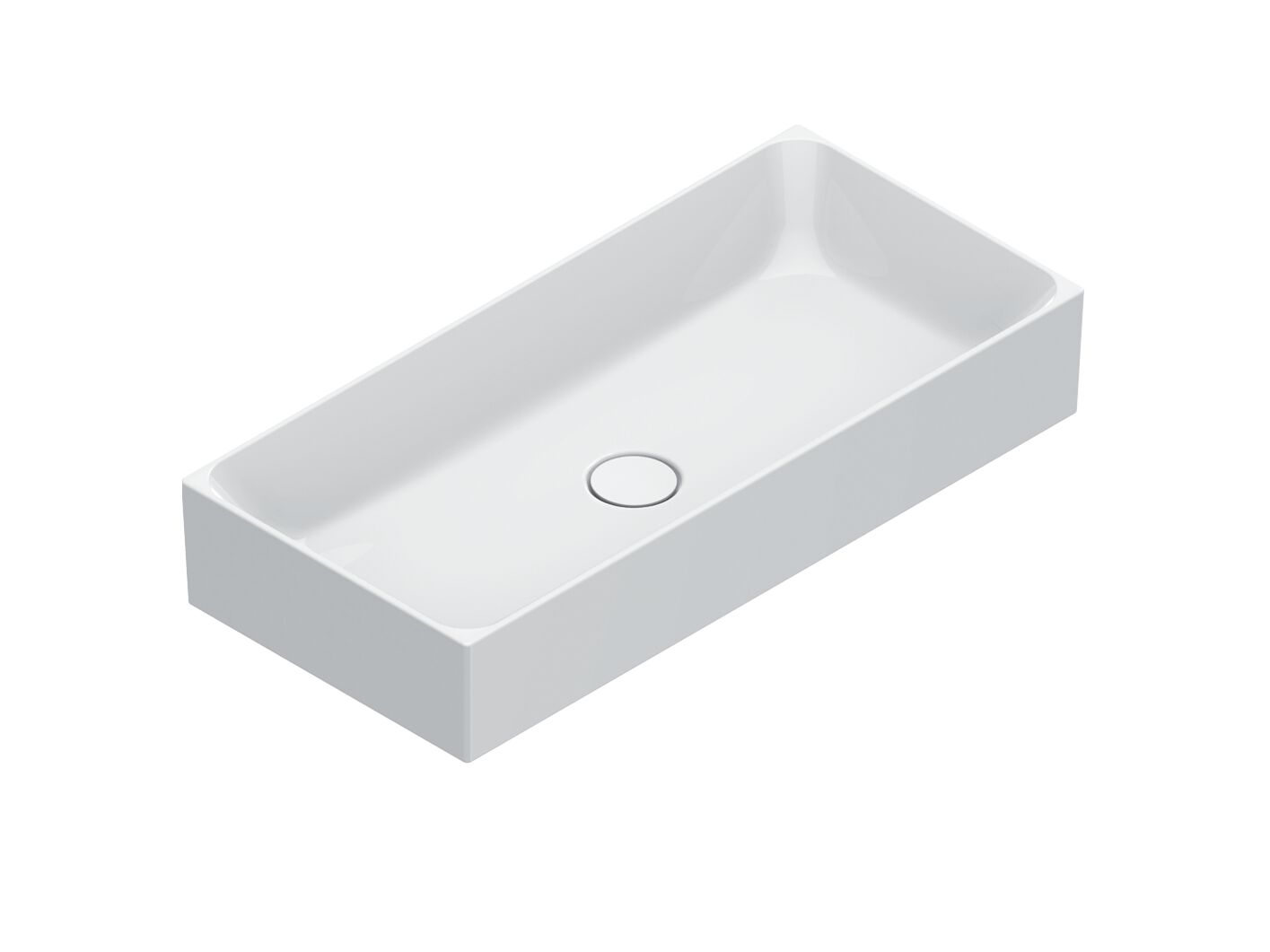 Прямоугольная раковина с одной столешницей CERAMICA CATALANO премиум ARCH-00130458