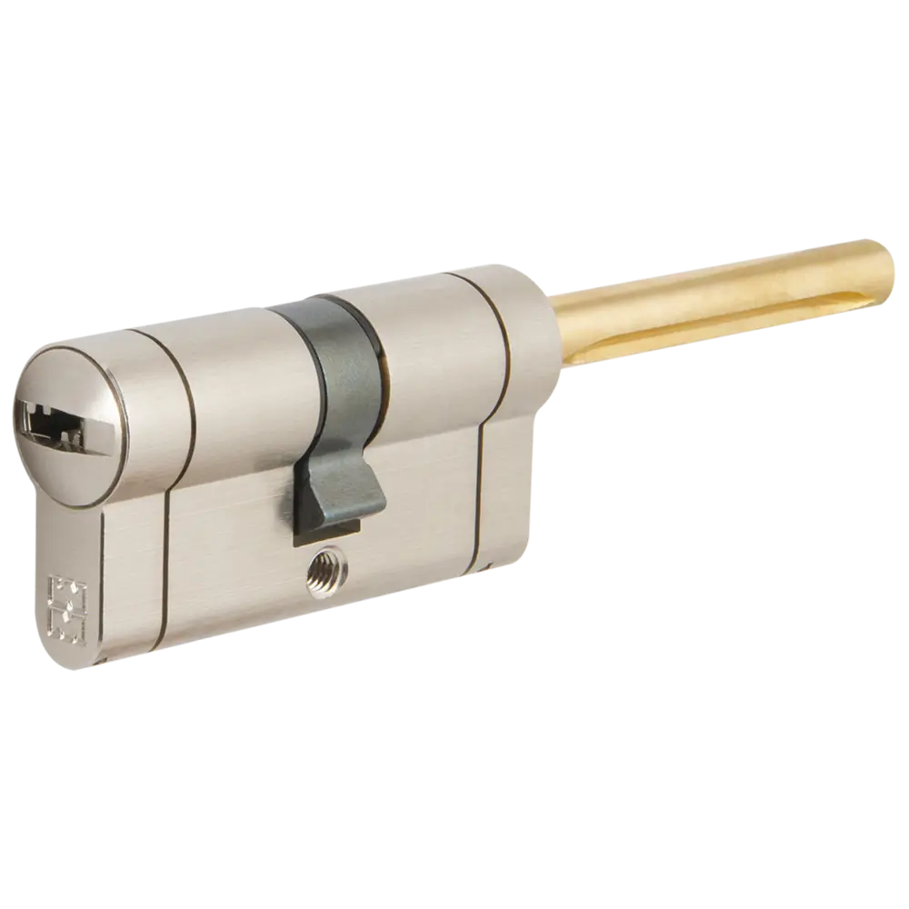 Цилиндр Mottura Champions Pro CP4P363101C5, 31x10x26 мм, ключ/шток, цвет матовый никель, без вертушки STLM-2098414