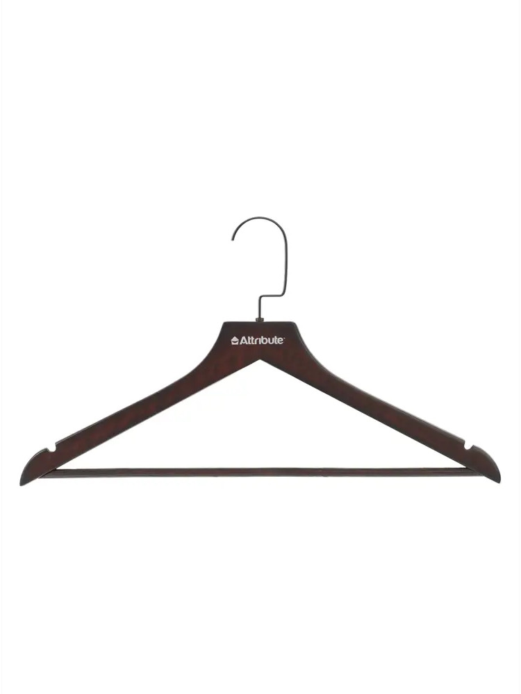 91600524 Плечики Attribute hanger 1.2x24.5x44.5 см дерево/металл цвет коричневый STLM-1084633