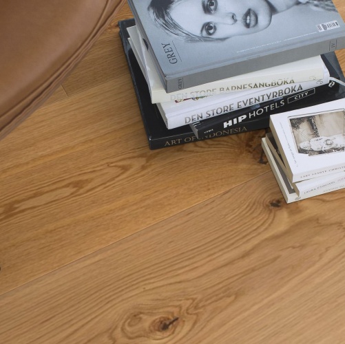 Инженерная доска Boen Chalet Traditional Live Natural Ированная Ebcx4kfd Дуб Натур с брашью (Текстурированная) 2000-4000х250 мм 2100410020 - Вид №6