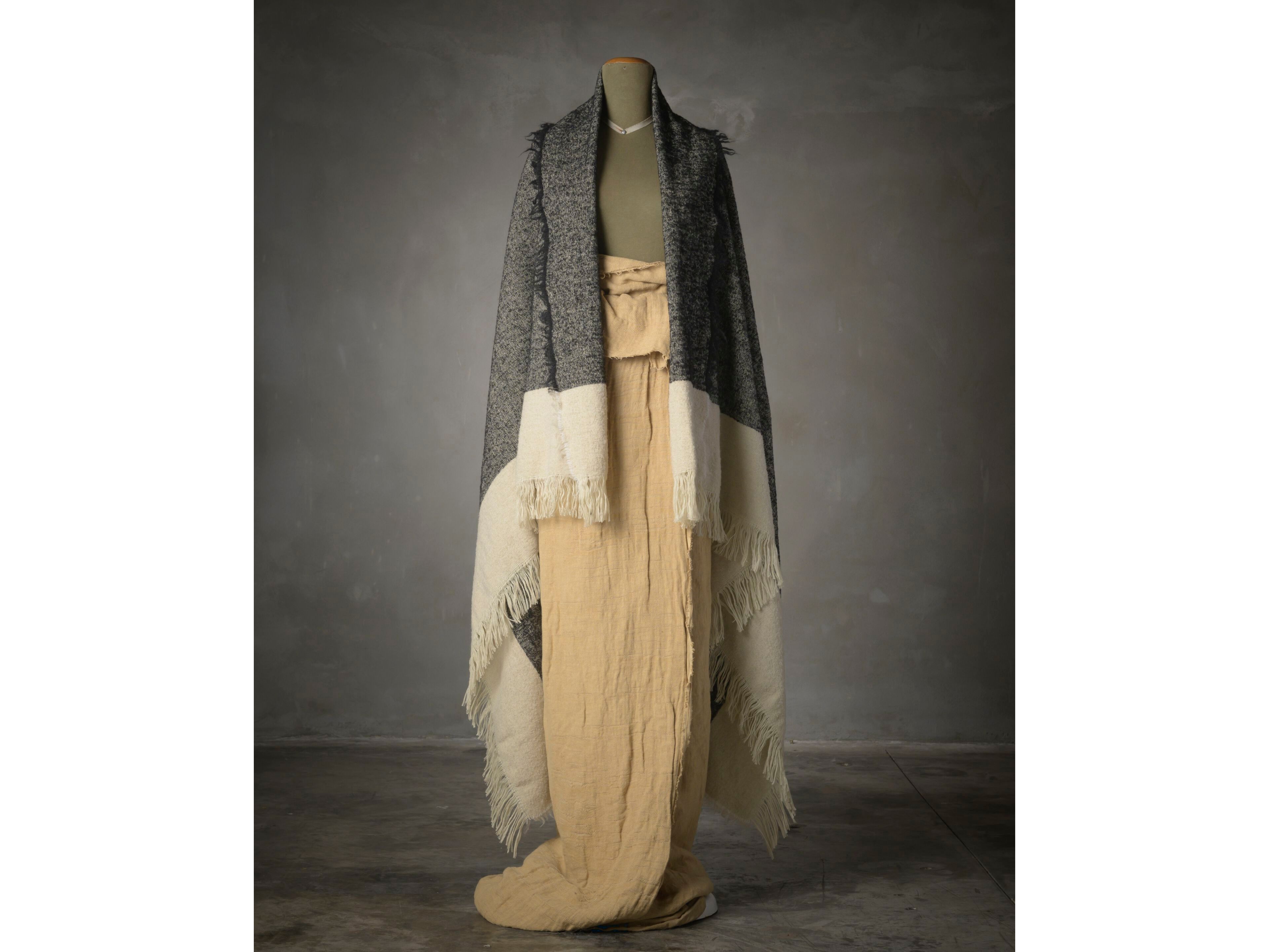 Плед из льна и альпаки The House of Lyria HELA ARCH-00034645 - Вид №5