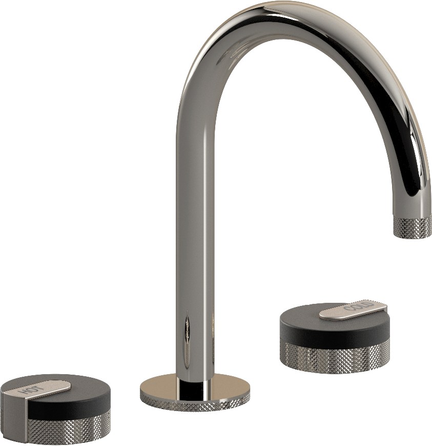 E-11512-R1MBK-L1SN-PN Смеситель для умывальника на 3 отвертия GRAFF MOD+