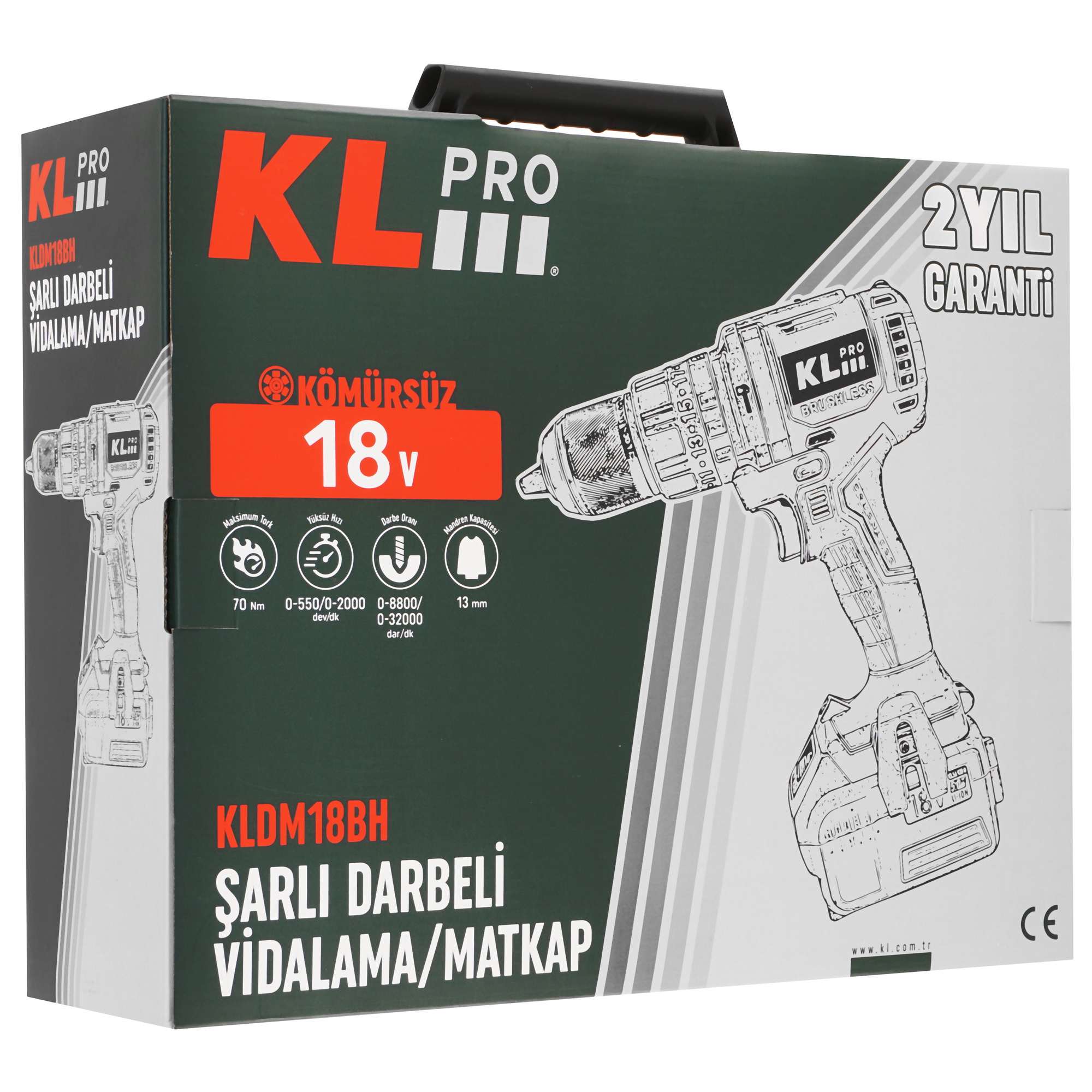 Дрель-шуруповерт KLPRO KLDM18BH-50 9154002 STDN-0057337 - Вид №8