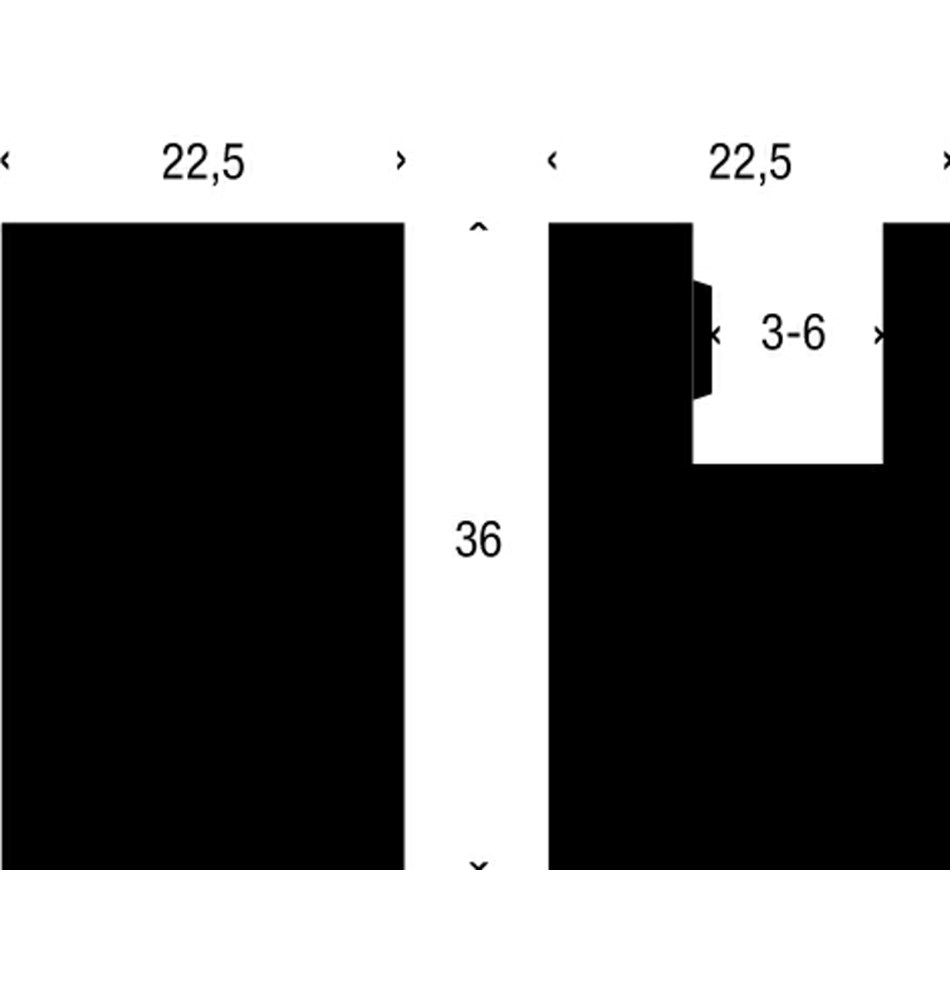 FROST Держатель зеркала 5 » 4 шт. чернить цинк / латунь Черный Q302102275  - Вид №1