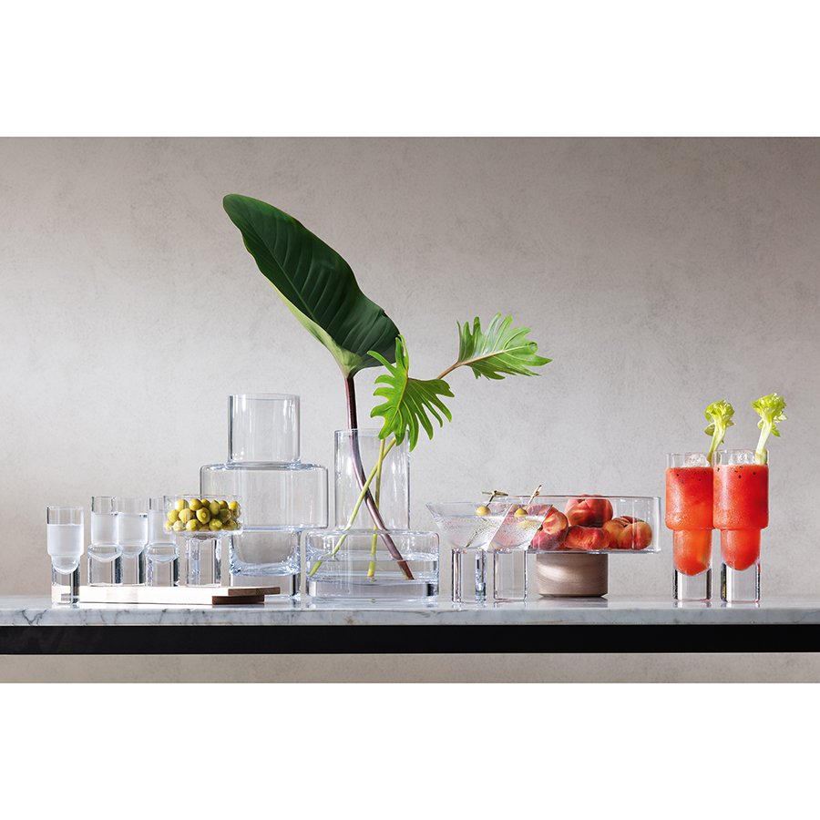 Набор сервировочный из 4 стопок и менажницы vodka LSA INTERNATIONAL ДИЗАЙНЕРСКИЕ 00-3894775 Прозрачный  - Вид №1
