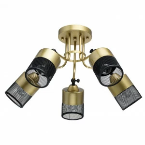 Потолочная люстра De Markt City Вита 220011705 DE MARKT ВИТА 328372 Черный;золото