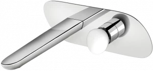 Fir Italia Смеситель для умывальника настенный с тарелкой Synergy stone 95 9510208