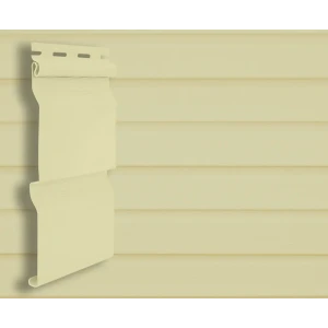 Сайдинг ПВХ брус 2700х203 мм желтый, 0.548 м2