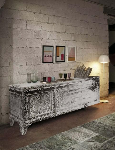 MOMENTI Буфет из маринованного стекловолокна с распашными дверцами Crazy home furniture - sequence collection sun-id-1387361 - Вид №6