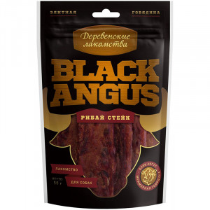 ПР0049156 Лакомство для собак Black angus рибай стейк 50г ДЕРЕВЕНСКИЕ ЛАКОМСТВА