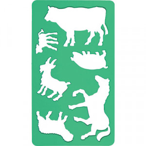 074905400000 шаблон зверей 127 x 253 мм в пакете Конь KOH-I-NOOR Hardtmuth
