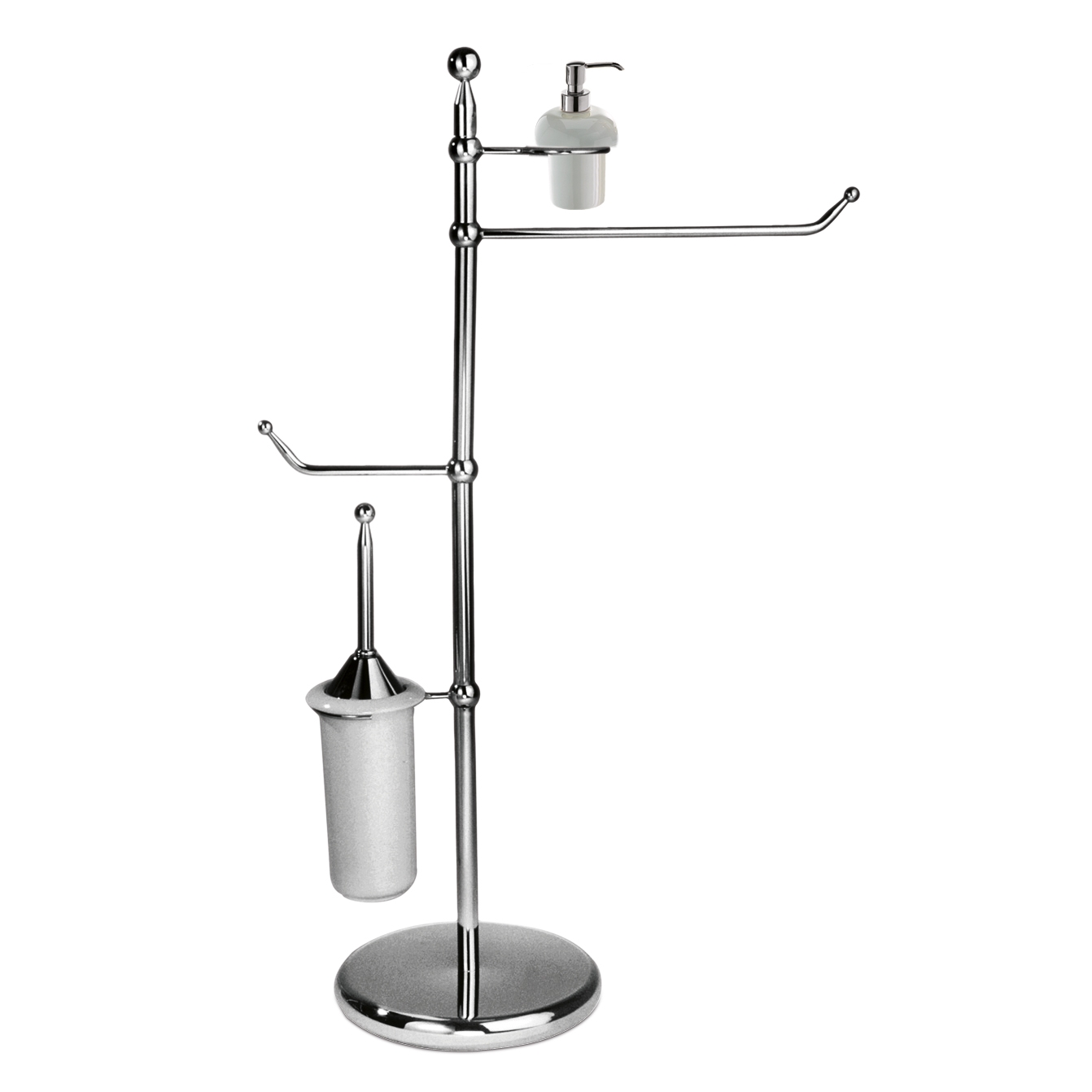 553D 3SC Напольная подставка Диспенсер, салфетки, бумага, щетка для унитаза, фен Classico Treesseci 3SC