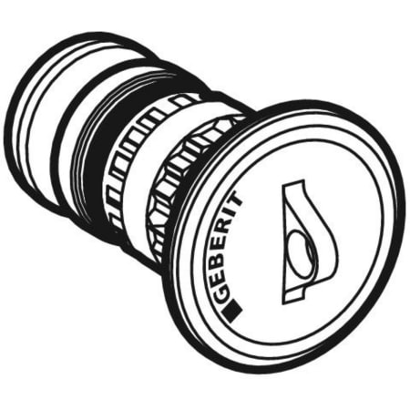 621.000.00.5 Заглушка Geberit Mepla Geberit  - Вид №1