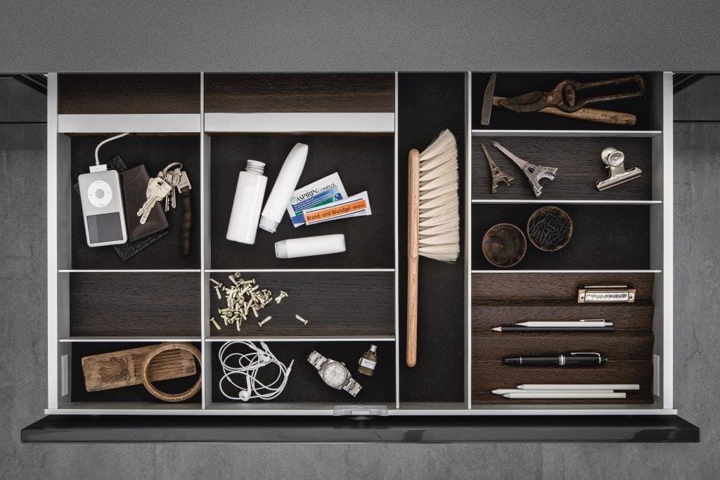 Внутреннее оборудование из алюминия, дымчатый каштан SieMatic Attrezzatura ARCH-00008704