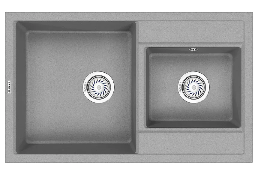 8201, БАЗАЛЬТ, кухонная мойка, кварц GRANULA 8201-ST272 - Вид №1