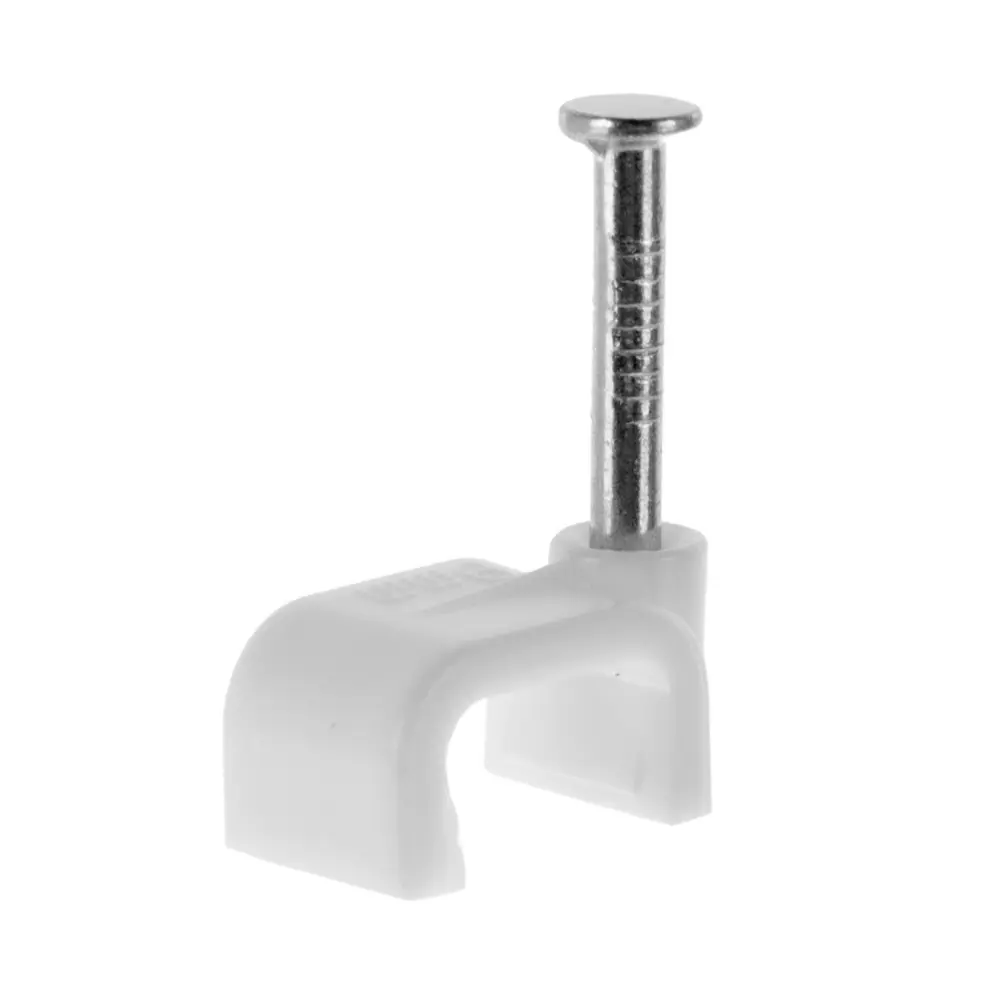 ЭКОПЛАСТ Скоба для кабеля 9 мм с гвоздем, 50 шт 18176611 STLM-1116681