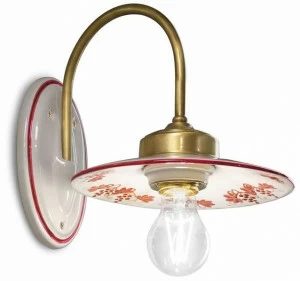 FERROLUCE Настенный керамический светильник с фиксированным кронштейном Asti