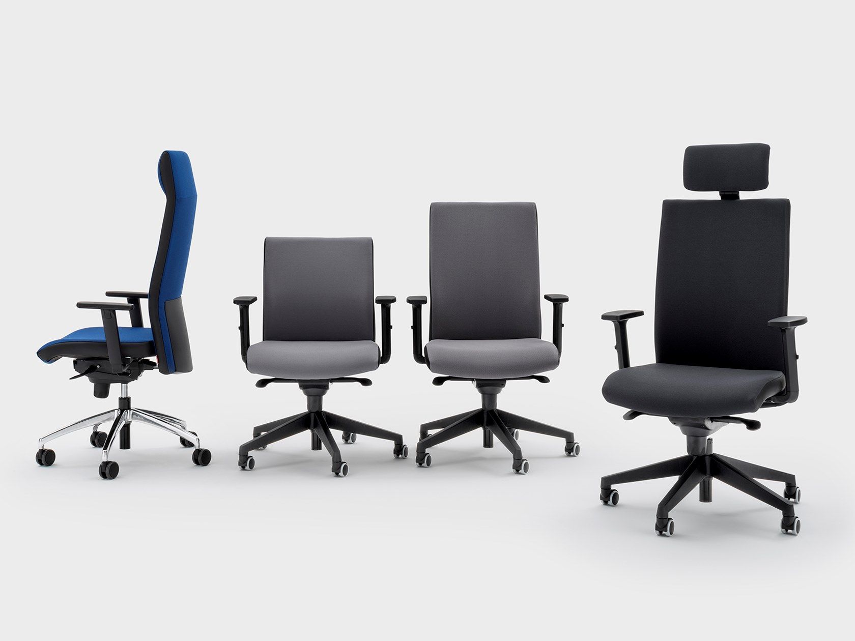 Ткань поворотный операционный офисный стул с колесами Viganò Logika ARCH-00107195 - Вид №1