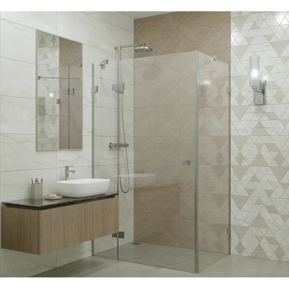 89365800 Плитка настенная Azori Cemento Madera 31.5x63 см 1.59 м² сатинированная цвет коричневый STLM-0948088 - Вид №3