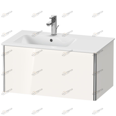 XS407208585 Тумбочка подвесная XSquare #XS4072 810 x 478 мм Белый глянцевый лак Duravit