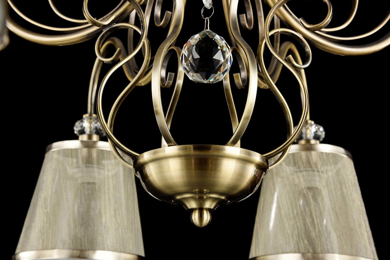 Подвесная люстра Freya Driana FR2405-PL-08-BZ FREYA ДИЗАЙНЕРСКИЕ, DRIANA 186112 Бежевый  - Вид №2