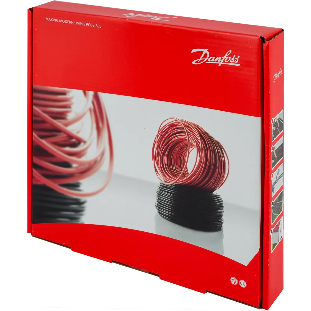 Нагревательный кабель для теплого пола Danfoss ECflex 18T 7.3 м, 134 Вт STLM-2173037 - Вид №4