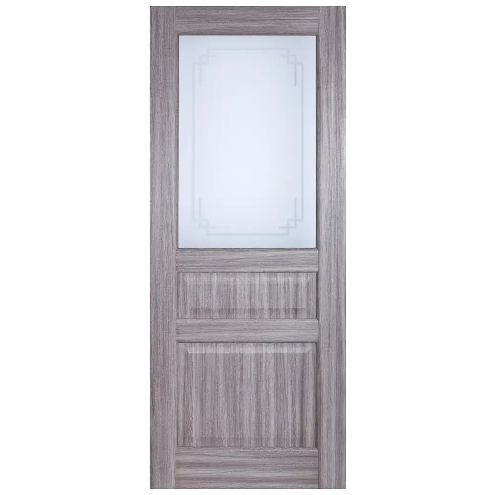 Дверь межкомнатная остеклённая Artens Мария 80x200 см цвет серый дуб 81933695 STLM-2092981  - Вид №3