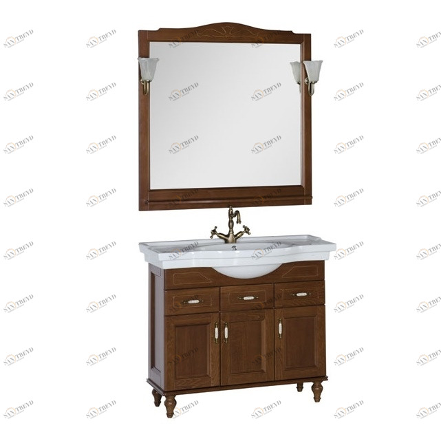 Комплект мебели Aquanet Амелия 100 орех 00179460