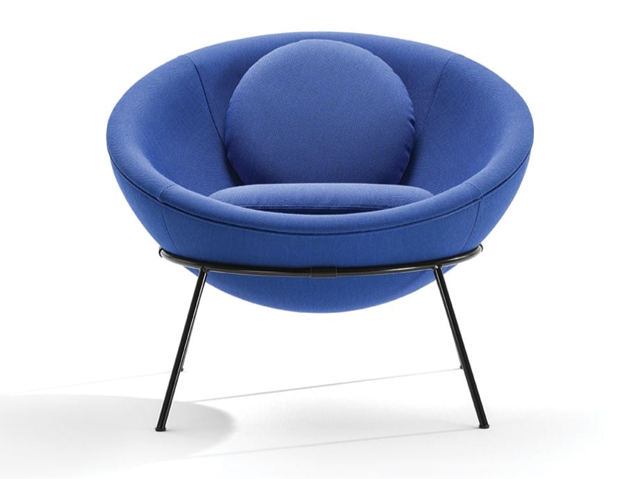 Кресло из кожи или ткани Arper Bardi's Bowl ARCH-00044914