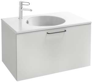 EB2512-R9-M90 Тумба под столешницу 80 см, 1 верхний ящик, черная ручка JACOB DELAFON ODÉON RIVE GAUCHE