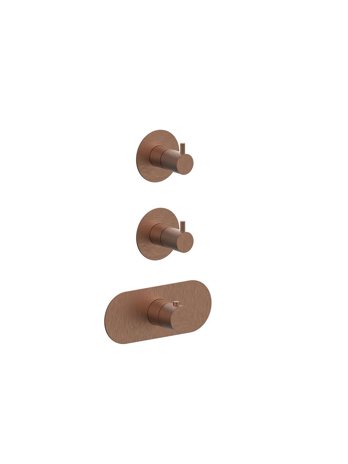 Термостатический смеситель для душа с 3 отверстиями Rubinetterie Frattini отдельная эстетика ARCH-00075862 - Вид №3