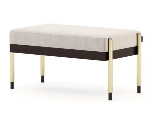 Прямоугольный бархатный пуф