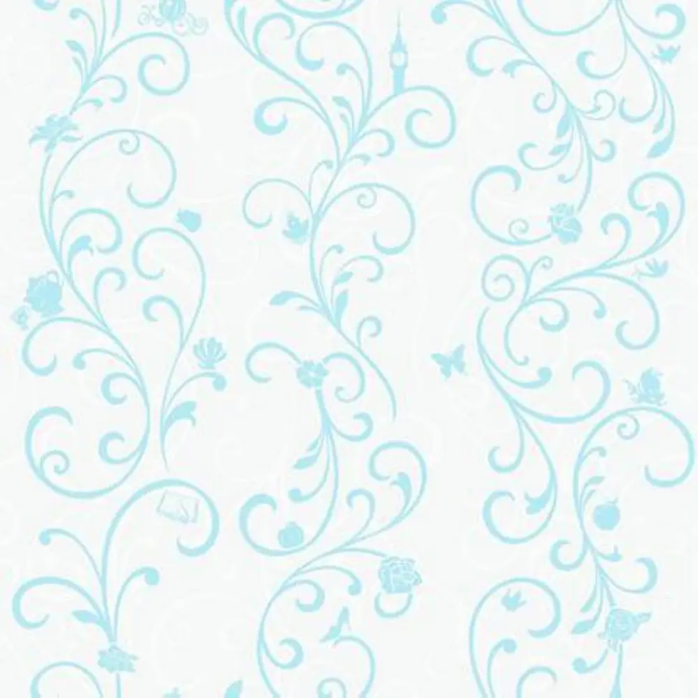 98256736 Обои бумажные York wallcoverings 0.52 м цвет голубой DY0341 STLM-0609234
