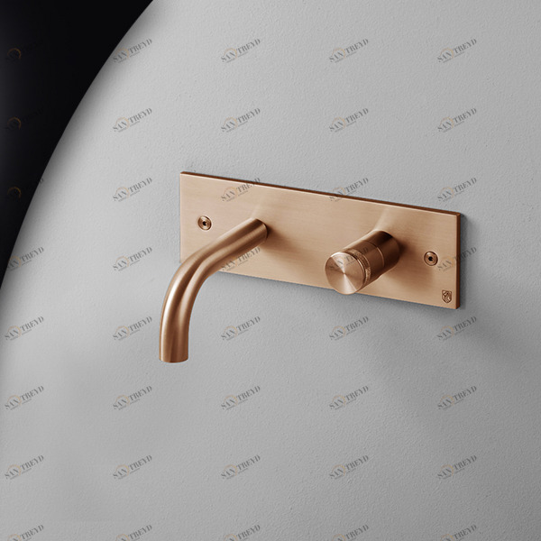 Смеситель для раковины HIRO HIR20R розовое золото Radomonte