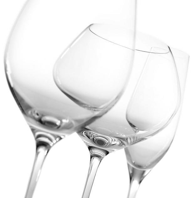 IVV Набор из 6 прозрачных стеклянных бокалов для белого вина Vizio 6500.1 - Вид №1