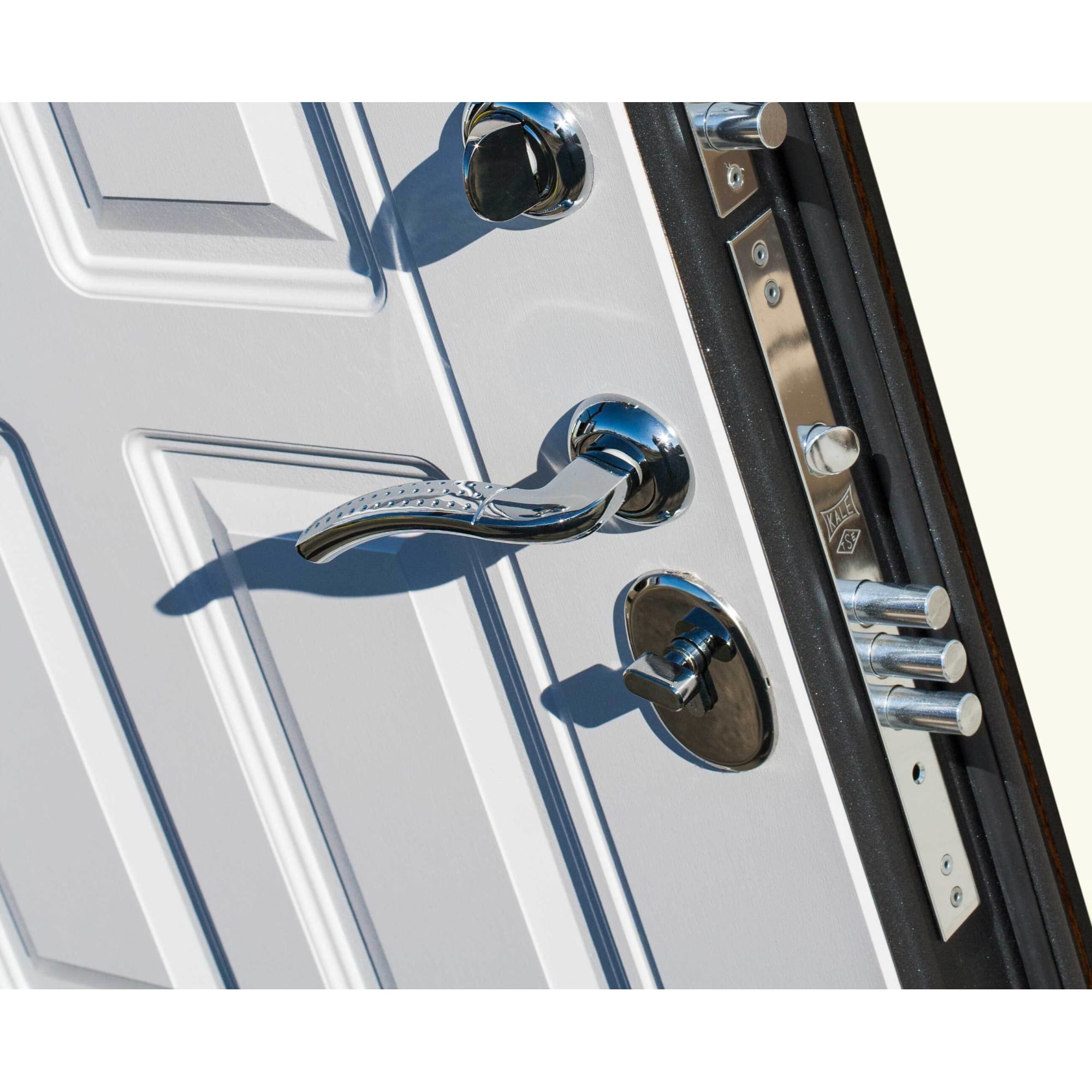 82120545 Дверь входная металлическая Мюнхен, 860 мм, левая, цвет белый винорит Santreyd  - Вид №3