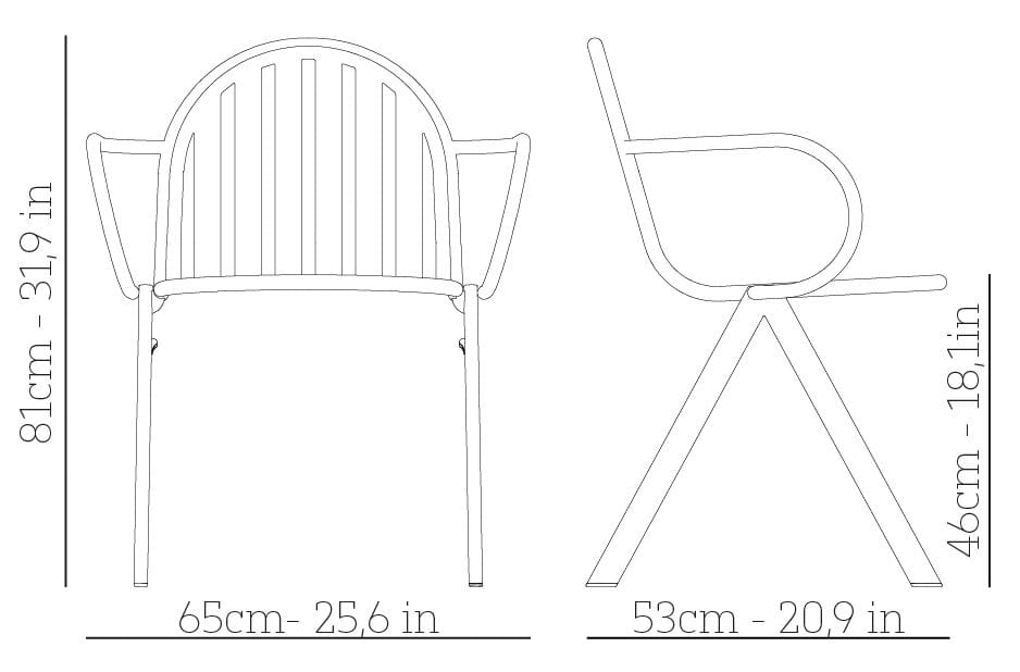 Стул с подлокотниками BABEL D Melik ARCH-00058776 - Вид №6