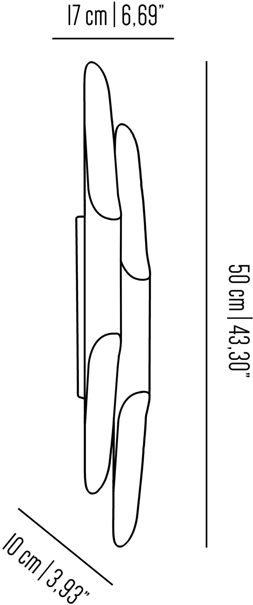 Il Bronzetto Настенный светильник из латуни Timeless Urb02 - Вид №1