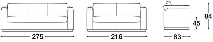 VOLPI Диван Luigi volpi Lv-21003.di2/.di3 - Вид №2