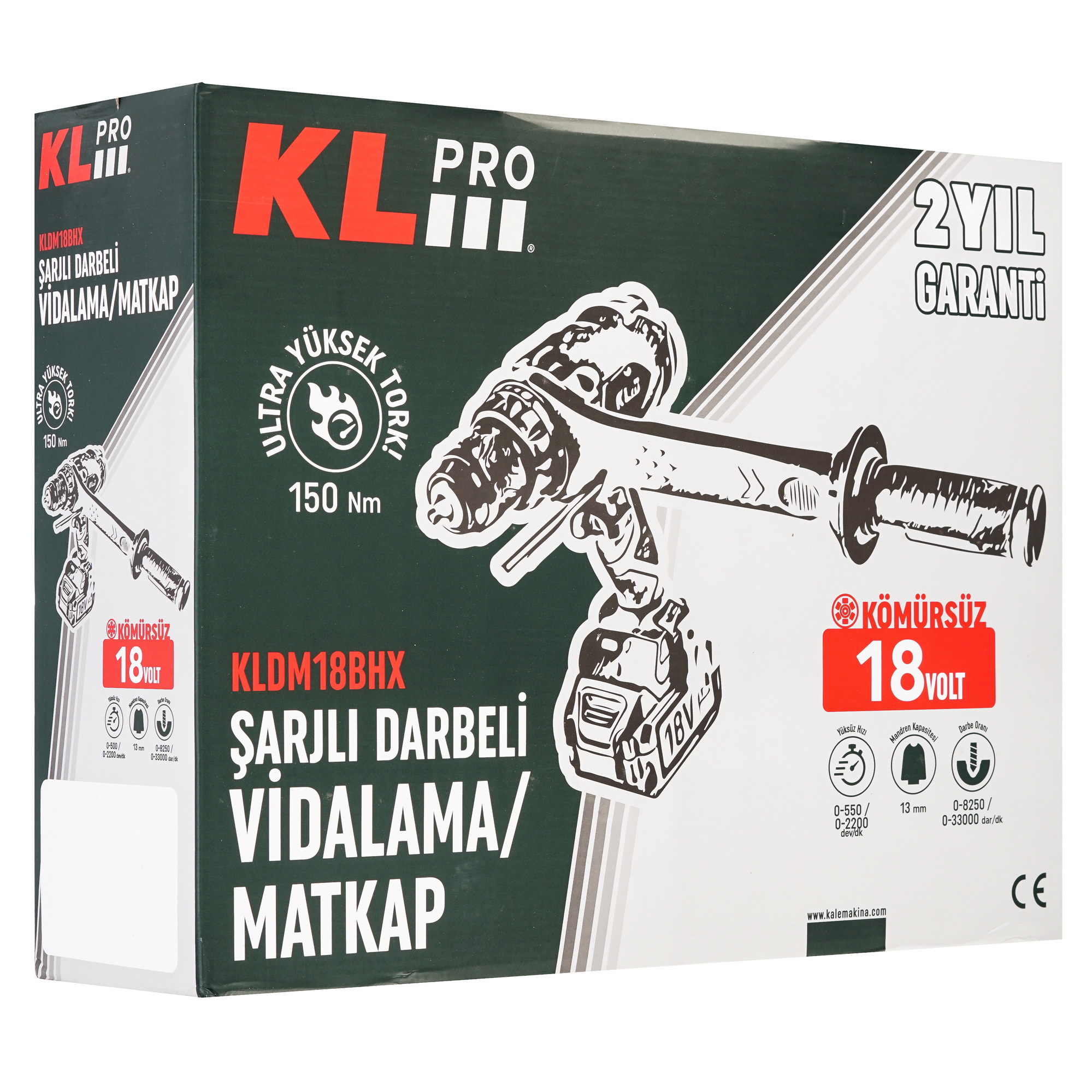 Дрель-шуруповерт KLPRO KLDM18BHX-50 9154014 STDN-0070601 - Вид №8