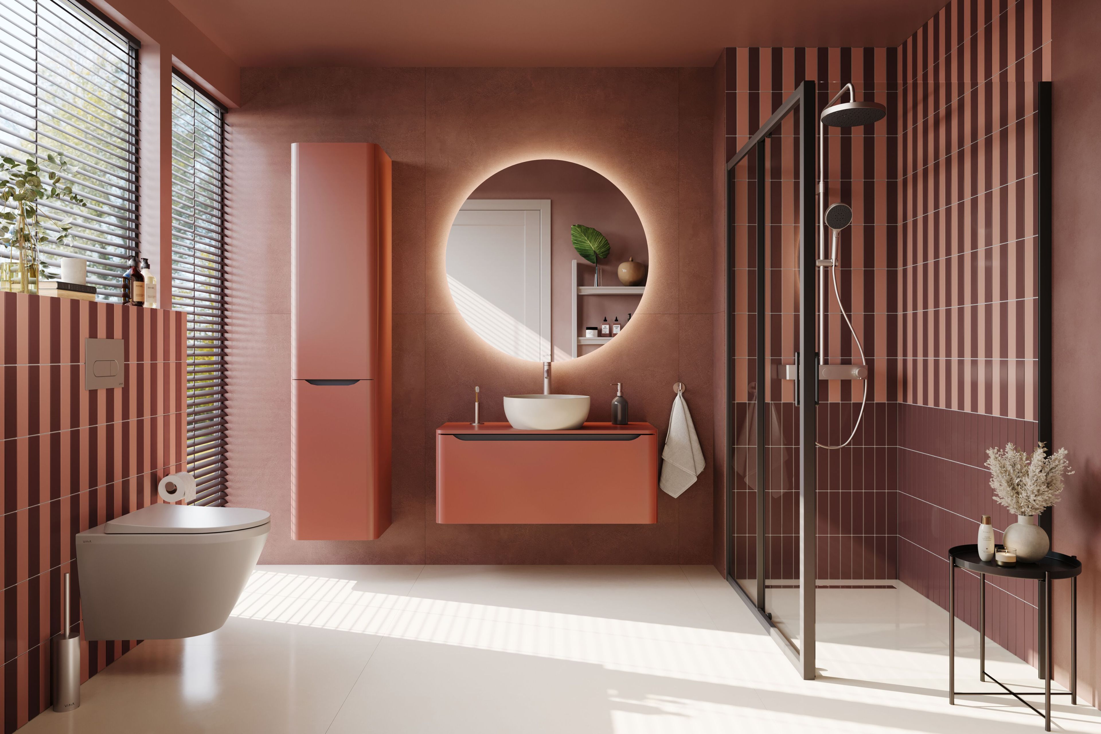 Подвесная колонна для ванной комнаты с дверями VitrA Bathrooms Integra Round ARCH-00071189 - Вид №6