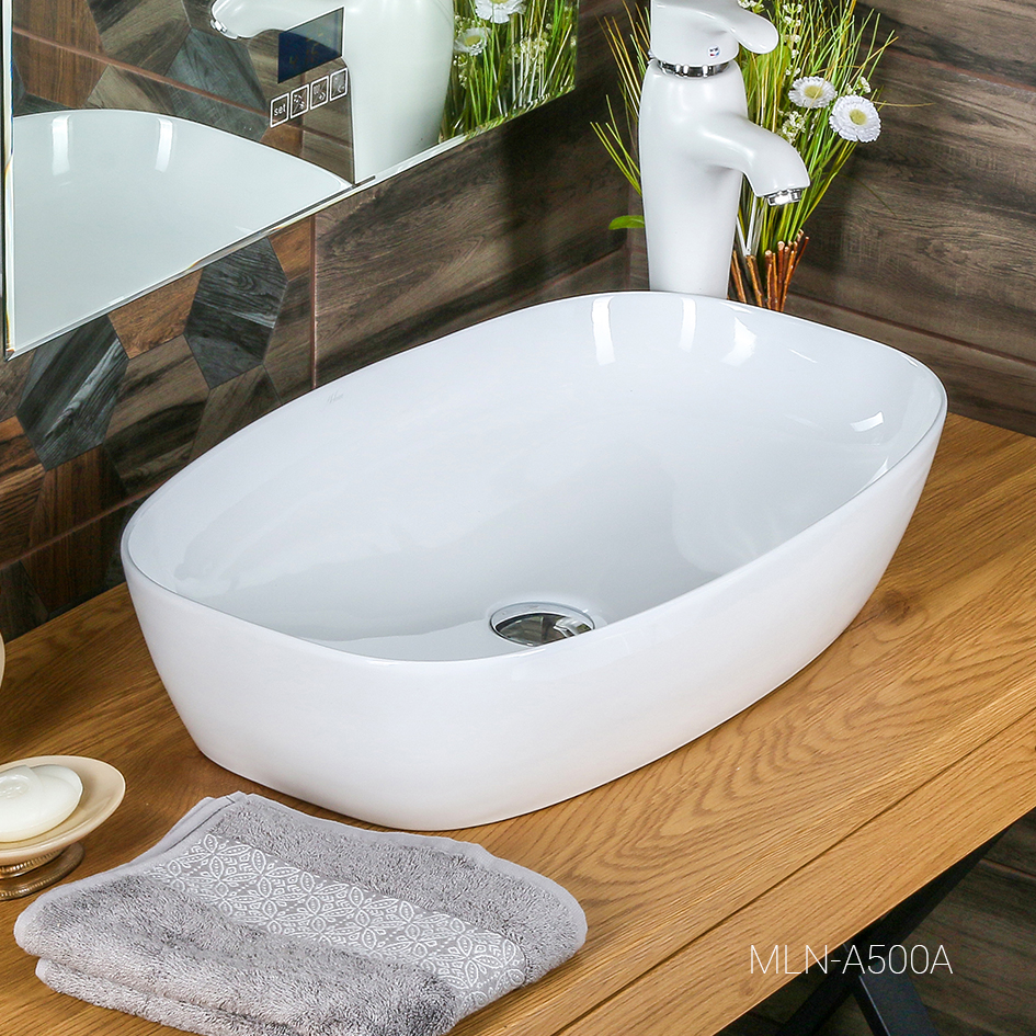 Накладная раковина melana mln-78329 (a500a) 78329-805
