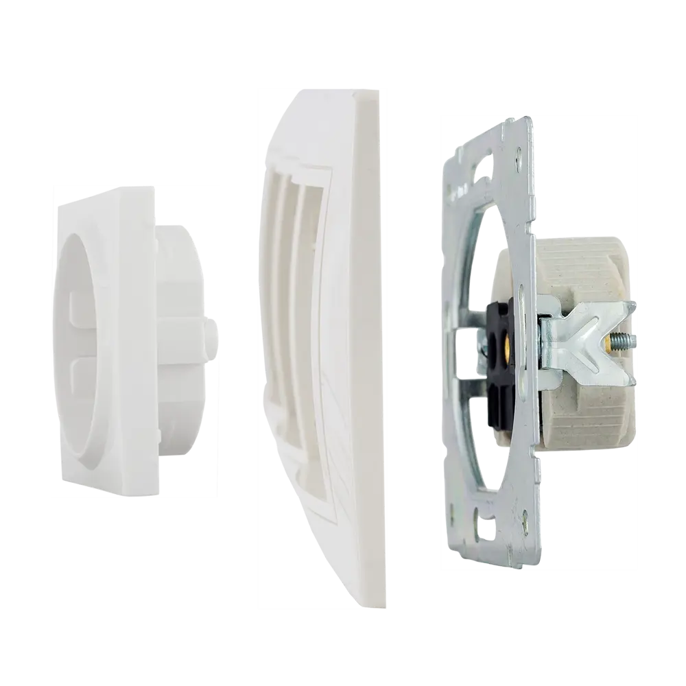 TDM ELECTRIC Рамка горизонтальная для розеток и выключателей бежевая на 3 поста 85591190 Таймыр STLM-0064416 - Вид №3