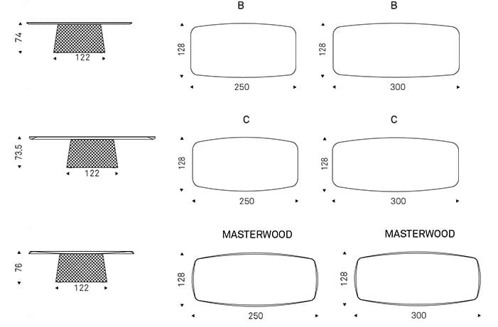 Деревянный бочковый стол Cattelan italia Atrium ARCH-00052788 - Вид №8
