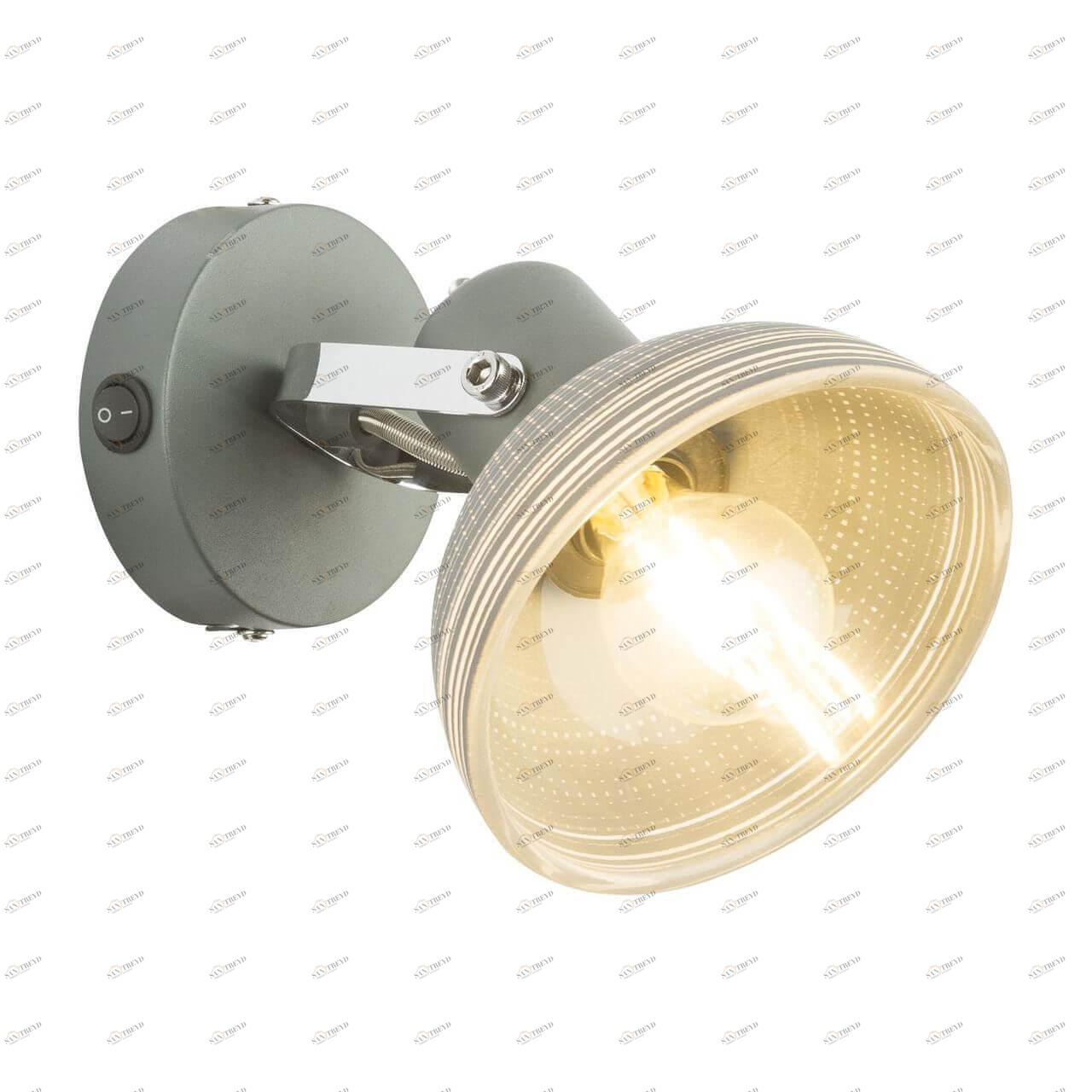 Спот настенный серый Globo Daisy 54658-1 GLOBO DAISY 00-3925601 Серый Ceramica Globo 