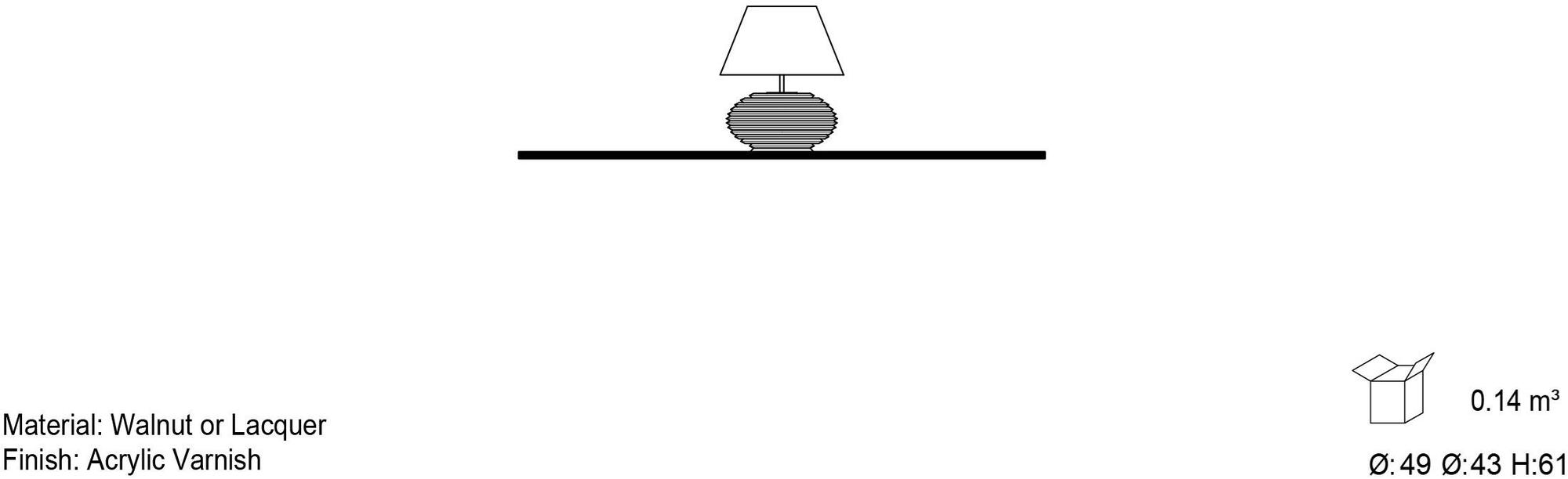 Mobi Настольная лампа из дерева Coco sun-id-1473511 - Вид №7